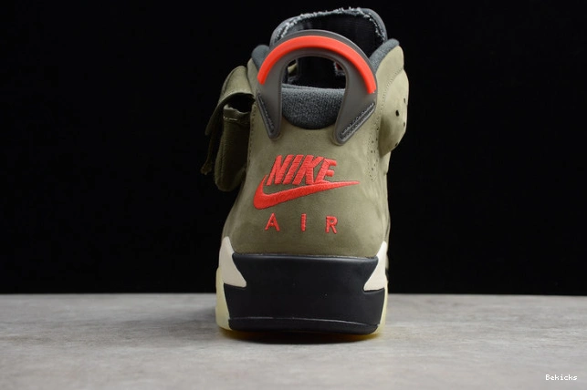 Cheap BK olive travis jordan scott 6 air cn1084-200 cactus medium jack 1112